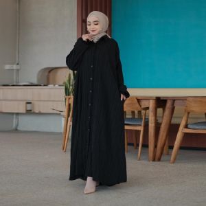 WILA GAMIS LADY CRUSH JUMBO LD 130 XXXL - 4XL ELEGAN MURAH BAHAN TEBAL TIDAK MENERAWANG BY WENICLO