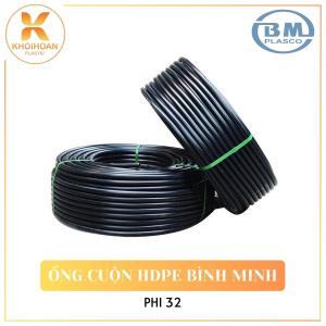 Ống HDPE Bình Minh Phi 32 Dày 2ly 20m 30m 40m 50m 60m 70m 80 90 100m Liền Mét NPP Khởi Hoàn