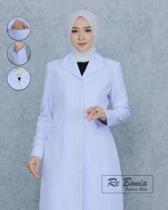 Seragam PNS Putih Wanita Seragam Pemda Kheki Tua Setelan Putih - Putih Rok A Baju Dinas Putih Guru Baju Pdh Putih ASN Blazer Putih - Putih rok A Tunik Putih Wanita Setelana Tunik wanita