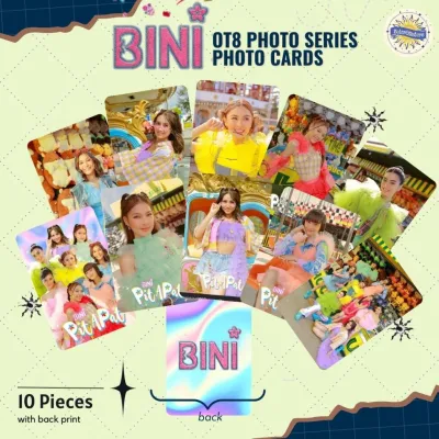 10 pcs BINI 0T8 Jollibee x Bini Unofficial photocards photo card blooms mikha maloi stacey sheena gw