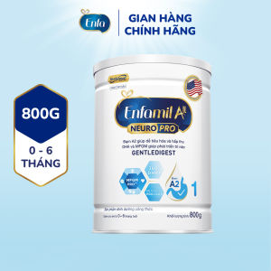 Sữa bột Enfamil A2 Neuropro 1 cho trẻ từ 0 - 6 tháng tuổi – 800g