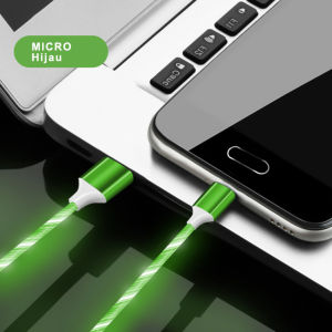 kabel data dan Strip lampu 2in1 Kabel Data Type C Micro USB Fast Charging/Kabel Data Untuk Iphone Lightning Cable