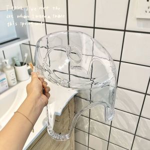 Ghế Đẩu Nhựa Chống Trượt Chất Liệu Nhựa Acrylic Trong Suốt Đa Năng Tiện Lợi Dùng Trong Gia Đình