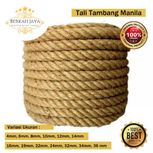 Tali Tambang 4mm 6mm 8mm 10mm 12mm 14mm 16mm 19mm 22mm 24mm 34mm 40mm - 24 mm