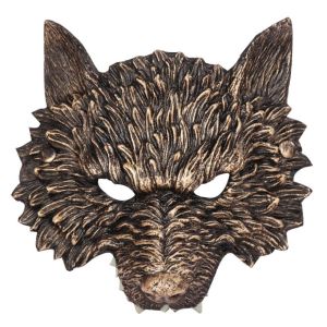 MMLUCK Mút xốp RP  nạ sói Halloween Toàn bộ khuôn   nạ mắt  nạ động vật Hộp đêm Động vật Đạo cụ hóa trang vũ hội Lễ hội