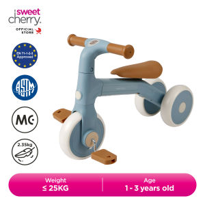 Sweet Cherry 3 in 1 Bicycle Tricycle Balance Bike Toys for Kids BSB004 Nordic Convertible Bike