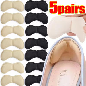 3/5Pairs Soft Heel Pad Insoles Women High Heels Foot Heel Pads Pain Relief Cushion Anti-wear Adhesive Feet Care Pads