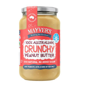 Mayvers Crunchy Natural Peanut Butter  375g (FEB 2025)