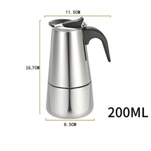 Moka Pot Stainless Steel Espresso Machine Coffee Pot Mocha Espresso Latte Filter Machine Cafeteria