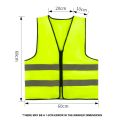 Rompi Vest Safety Proyek Lapangan 2 Line Scotlight Outdoor Pelindung Kerja. 