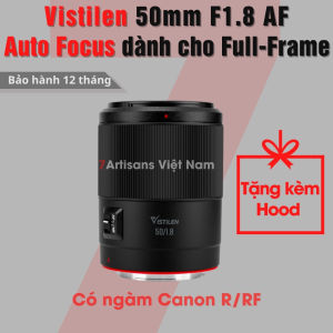 Ống kính Vistilen AF 50mm F1.8 Auto Focus - Lấy nét tự động siêu nhanh dành cho Full-Frame Sony E/FE Nikon Z Leica L