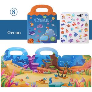Buku Stiker Anak / Reusable Sticker Activity Book / Bag style book Mainan Edukasi Buku Stiker MK910