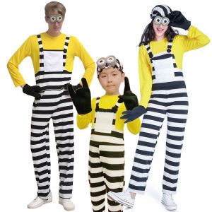 Halloween Costume Despicable Me Minions Men Women Children Parent-Child Costumes