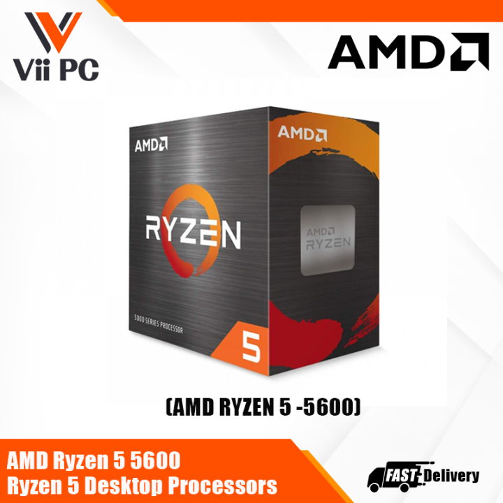 【新品未開封】AMD Ryzen 5 5600 CPU New) AMD Ryzen 5 5600 Vermeer Zen3 6-Core 12-Thread AM4 CPU