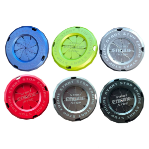 Protective Switch Cover ABS Switch Guard Ensures Safety & Styles Start Stop Button Rings for Home Office & School Use