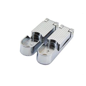 2Pcs Bracket Pipa Oval Gantungan Baju Lemari Bracket Pipa Oval Pengunci