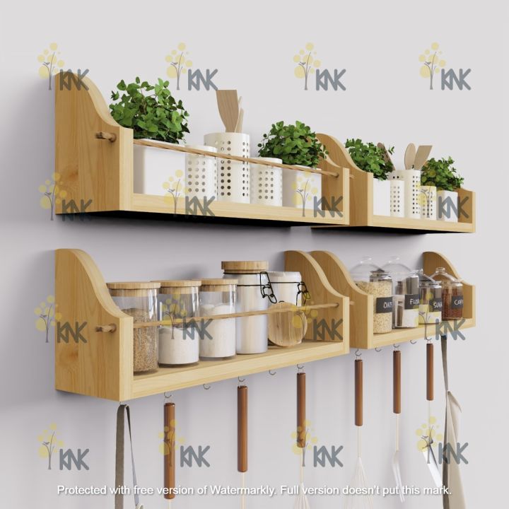 KNK Rak Bumbu Dapur Dinding Tempat Bumbu Gantung