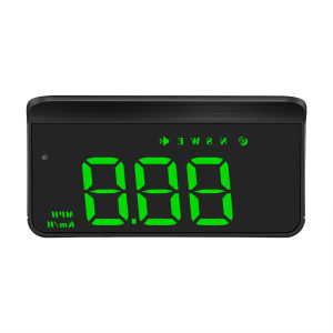 Car HUD GPS Gauge Head up Display Speedometer 3D Reflection Speed Compass Overspeed Alarm for All Cars SUV RV Pickup Truck Van