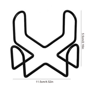 Coaster Holder For Both Round And Square Coasters Decorative Wrought Iron Coaster Holder Storage Rack Kitchen Tabletop Organizer Kitchen Cutlery Storage Rack Plate and Bowl Storage Rack