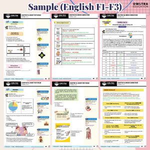 (FREE PENDRIVE) English Nota Tingkatan 1-5 (Full Bab PDF Edition) UASA KSSM Buku Rujukan A+