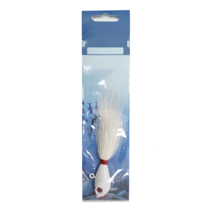 Surf Mồi câu cá mồi ngoe nguẩy đầu swimbait cho cá bơn striper bucktail Jig 56g 2oz tóc Jig Glow swimbait