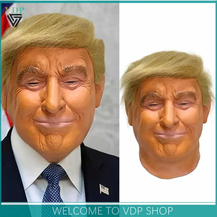 《1008》[On Sale] Realistic Donald Trump Mask Costume Cosplay Party ...