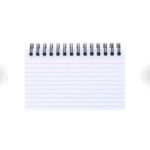 50pcs Index Cards With Covers B7 Tearable Coil Book Portable notepad