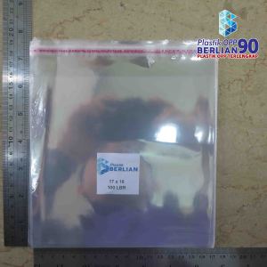 17x16 cm Plastik Opp 20 micron isi 100 lembar