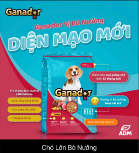 5 gói 400 gram Thức Ăn Hạt Khô Ganador  Đồ Ăn Cho Chó Con/Chó Lớn Cừu  Trứng Sữa  Cá Hồi  Sữa DHA  FIBS  KEOS  Đủ  mùi vị