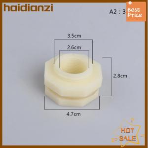 haidianzi ABS 1 2 3 4 1 Thread Water Tank Connector Pipe Fitting For Fish Tank Aquarium