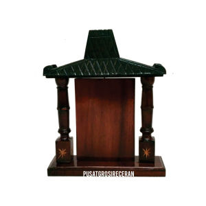 Vandel Kayu Joglo Kosong Asli Plakat Piagam Suvenir KKN Wisuda Pembicara Wedding Magang Pernikahan