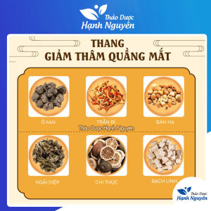 Giảm quầng thâm mắt hiệu quả (Ngải diệp bạch phục linh ô mai...) - Thảo Dược Hạnh Nguyên