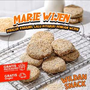 DI JAMIN REAL PRODUK(BISKUIT MARIE WIJEN GULA CARAMEL)/cemilan gratis ongkir/snack kiloan