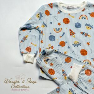 Tin & Tiny Finds | Printed Cozy Pajama Set for Kids 6mos to 9yo