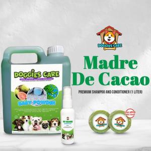Pet SULIT BUNDLE MADRE DE CACAO SHAMPOO AND CONDITIONER WITH GUAVA MORINGA NEEM AND ACAPULKO 1 Liter  1.1kg