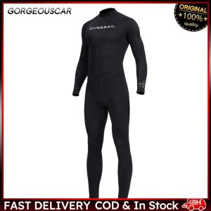 Men Diving Protection Clothes Cold Proof Sunscreen Snorkeling Surfing Swimsuit with Zipper Elastic Anti-scratch Breathable Water Sports Equipment