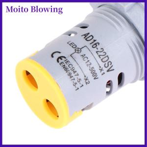 Moito 22MM AD16-22DSV Mini Voltage Meter LED Digital Display Voltmeter Indicator Signal Light Pilot Lamp