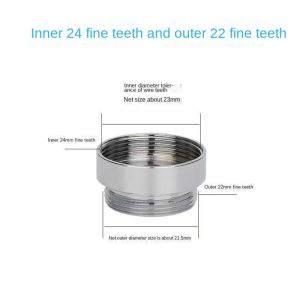 W5YR External Wire Female-Male Faucet Adapter Set Copper Washer Pipe Fittings Kitchen Connector Faucet water filter