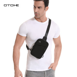 OTOHE Man Bag Fashion Chest Bag Shoulder Bag Waterproof Oxford Crossbody Bag Large Capacity Anti-Thief Street Bag Casual Bag Messenger Bag Travel Bag Business Bag Phone Pouch