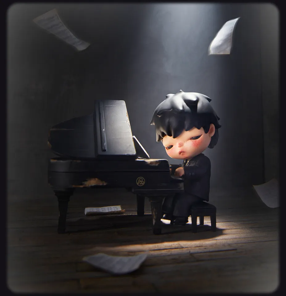 POP MART Hirono The Pianist Figure | Lazada Singapore