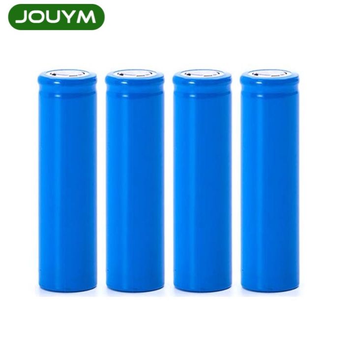 JOUYM 18650 Battery 3.7V 2000 mAh Lithium Rechargeable Flashlight ...