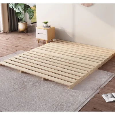 Giường Ngủ Pallet Gỗ Tự Nhiên Đủ Kích Thước Chất Lượng Cao Loại Chân Cao 10cm - Bảo Hành 12 Tháng