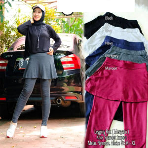 ( NEW ) Legging Rok Zumba Sporty - Rok Legging Senam Terbaru - LEgging ROk Polos - Legging Senam High Quality
