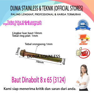 Baut Dinabolt 8x65