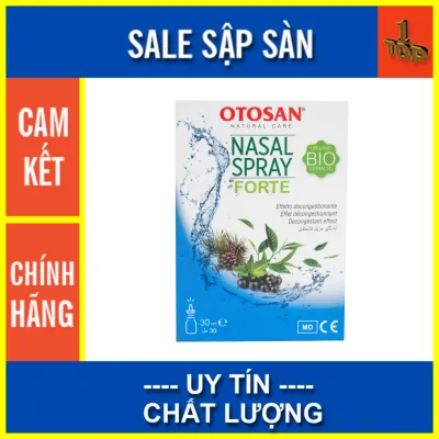 Xịt Mũi Otosan Nasal Spray Forte (30ml) cho người lớn hỗ trợ giảm nghẹt mũi chảy mũi - Top 1
