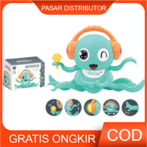 Mainan Anak MAGIC DANCE OCTOPUS HX162 Mainan Gurita Menari Octopus Music Lights Anak Mainan Anak Perempuan - Mainan Anak Laki Laki