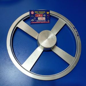 Pully A1 x 12 inch Alluminium Puli poli pulley all a1 12" allumunium a1x12" A 1x12 1x12" A1-12" A1-12 Pulli AS Buntu lobang lubang aluminium