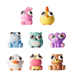 Eyes Popping Stress Reduce Animal Toy Squeezable Cartoon Animal Pressure Reduce Toy for Office Student Stress Relaxation