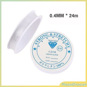 M.Grocer. Transparent Elastic Crystal Line Beading Cord String Wire Thread Elastic Clear Nylon