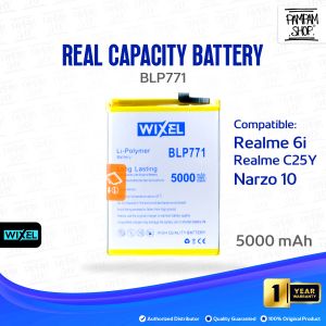 WIXEL Baterai BLP771 Realme 6i / Narzo 10 / C25Y Double Power Real Capacity Batre Batrai Battery Original Ori Dual BLP 771